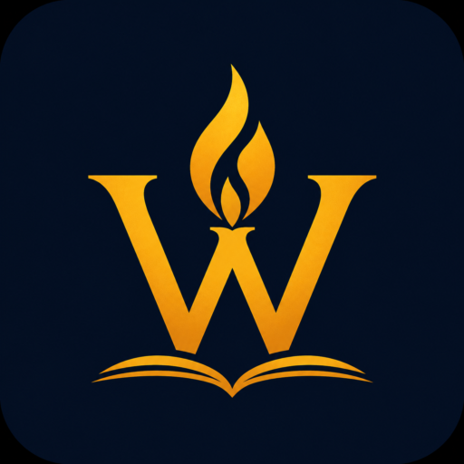 The Word, The Name, The Fire logo